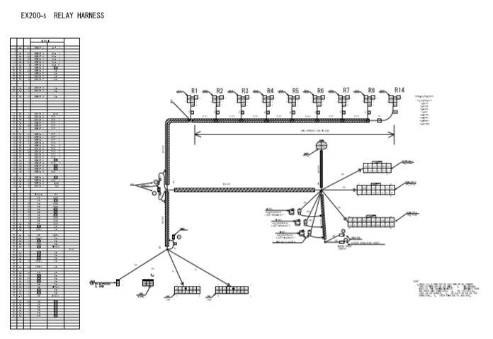 wiring diagrams for hitachi ex200-5 excavator