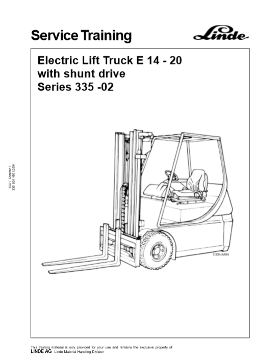 pdf service manual for lind e14 forklift