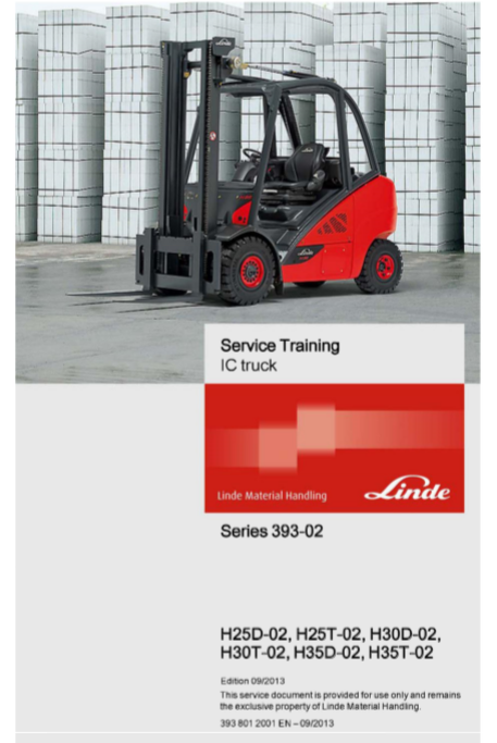 linde forklift service manual pdf