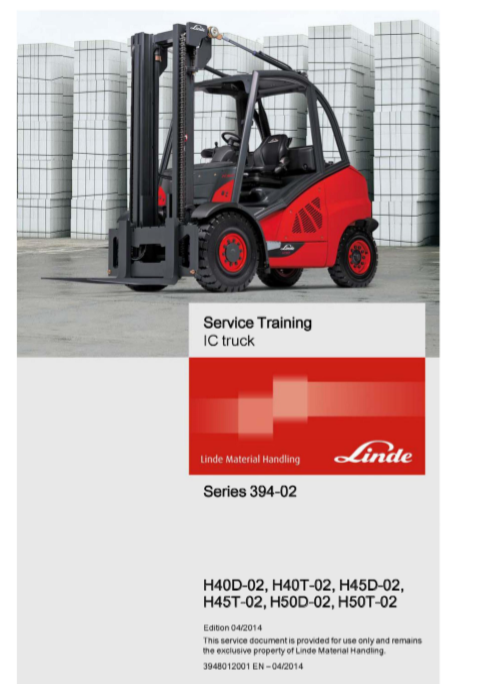 linde forklift service manual pdf