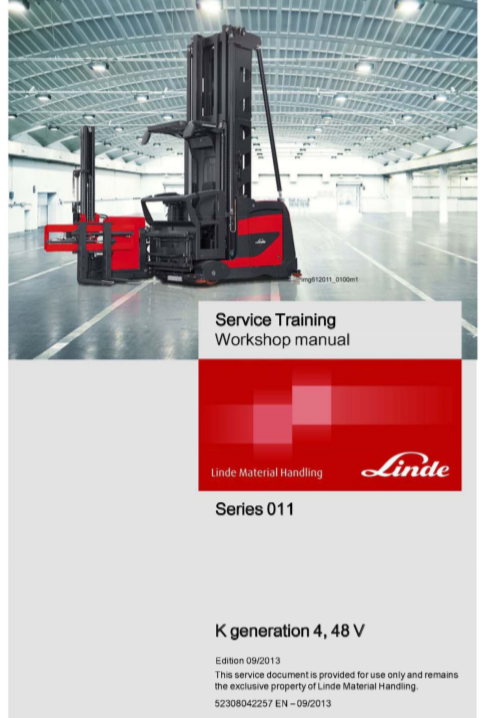 linde workshop manual
