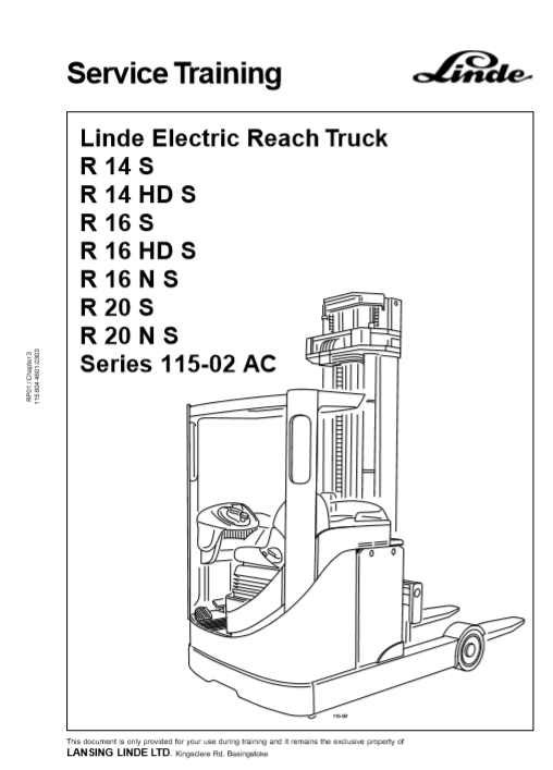 pdf repair manual for lind forklift