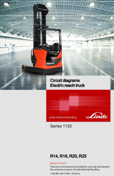 linde forklift maintenance manual