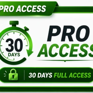 Pro Access - Membership for 30 Days