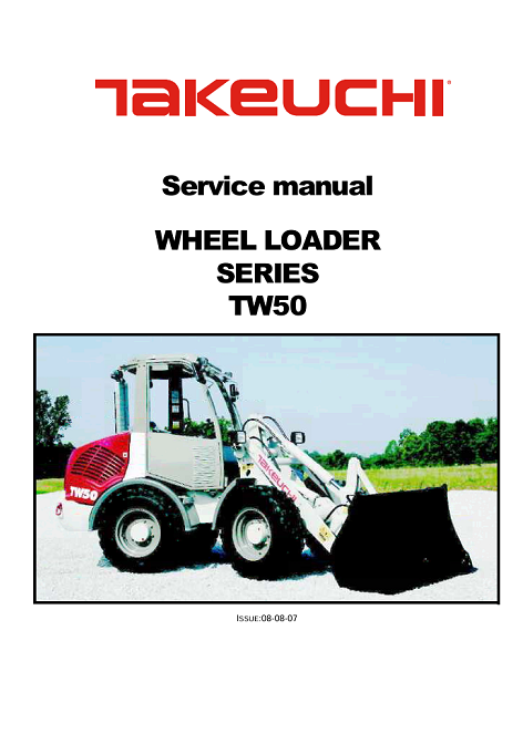 Takeuchi TW50 Wheel Loader Service Repair Manual - Image 2
