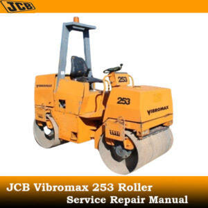 Service Repair Manual for JCB Vibromax 253 Roller, showcasing detailed diagrams and maintenance instructions
