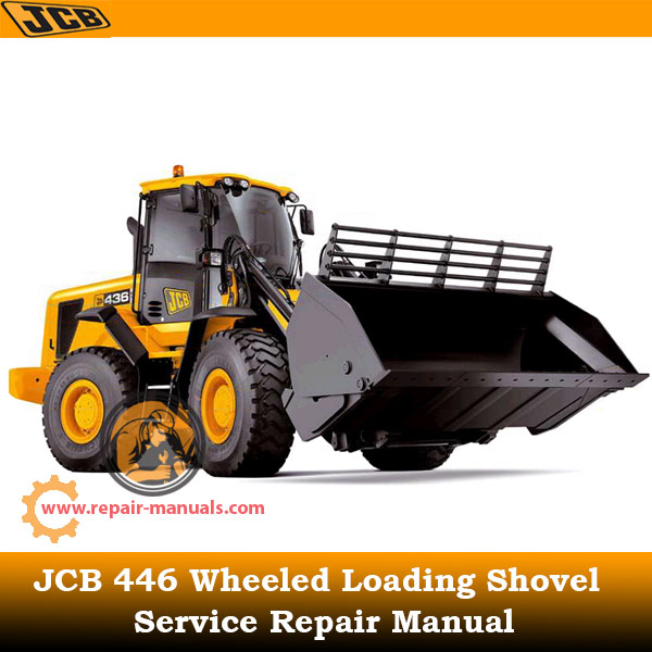 Service Repair Manual for JCB 446 Wheeled Loading Shovel, showcasing diagrams and maintenance instructions