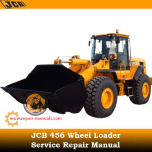 Service Repair Manual for JCB 456 Wheel Loader, showcasing detailed diagrams and instructions for effective maintenance