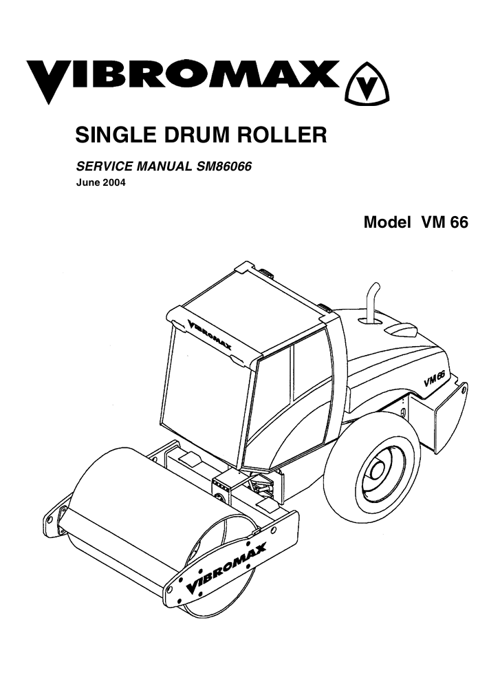 JCB Vibromax VM66 Roller Service Repair Manual - Image 2