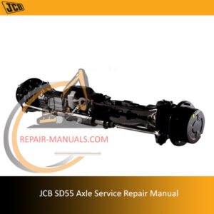 JCB SD55 Axle Service Repair Manual with images and instructions for axle servicing and repair procedures
