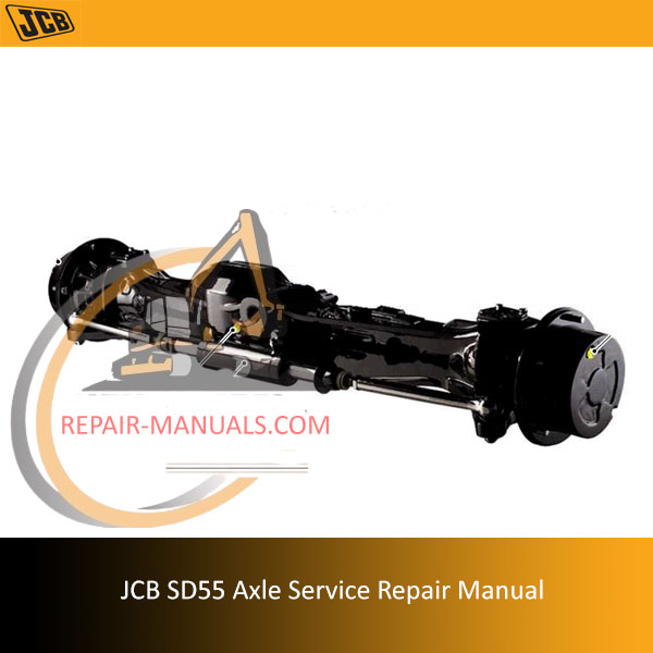 JCB SD55 Axle Service Repair Manual with images and instructions for axle servicing and repair procedures