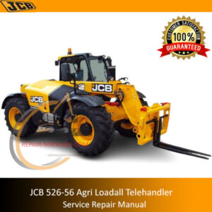Service Repair Manual for JCB 526-56 Agri Telehandler, showcasing detailed diagrams and maintenance instructions