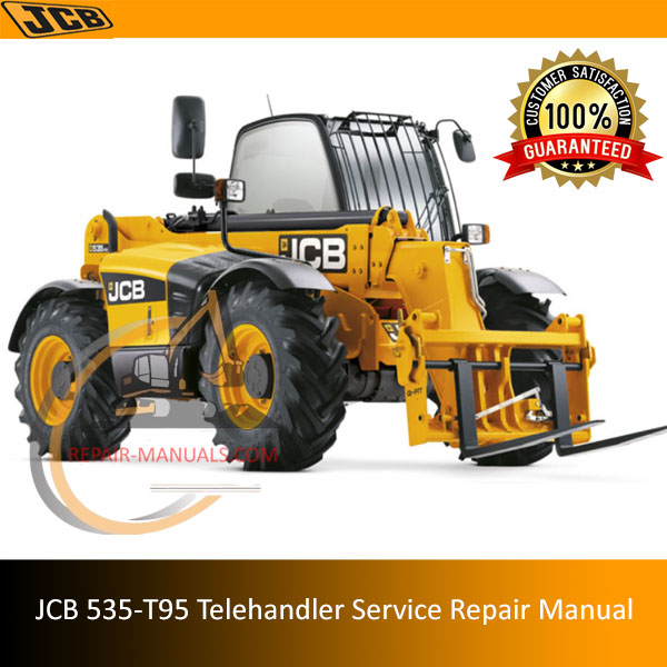 JCB 535-T95 Telehandler Service Repair Manual showcasing technical drawings and essential maintenance information