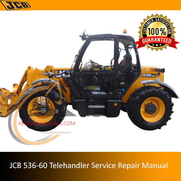 JCB 536-60 Telehandler Service Repair Manual showcasing technical drawings and essential maintenance information