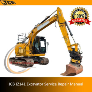 JCB 411 HT Wheel Loader Service Repair Manual, displaying the loader with technical graphics for maintenance guidance