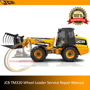 Service Repair Manual for JCB TM320 Wheel Loader, showcasing detailed diagrams and maintenance instructions