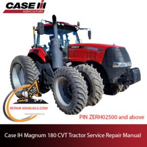 service repair manual for Case IH Magnum 180 CVT Tractor, including troubleshooting and repair guidelines