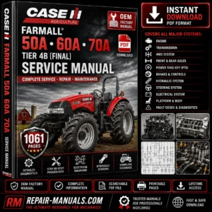 CASE IH Farmall 50A 60A 70A Tier 4B Service Manual PDF Download