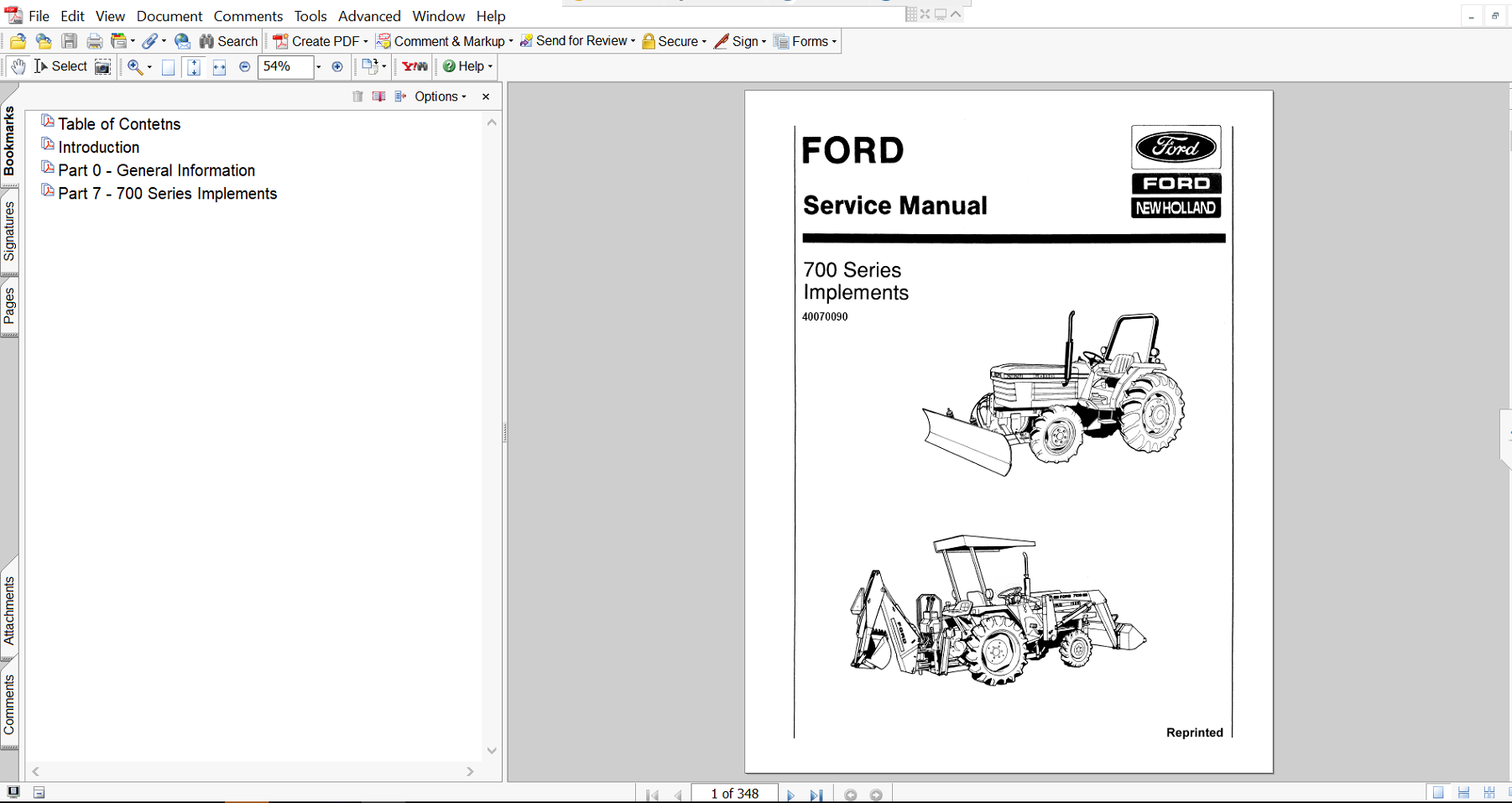 Ford 700 Series Service Repair Manual – Complete factory manual with step-by-step service, maintenance, and repair procedures