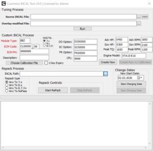 NEW Cummins Incal Tool v9