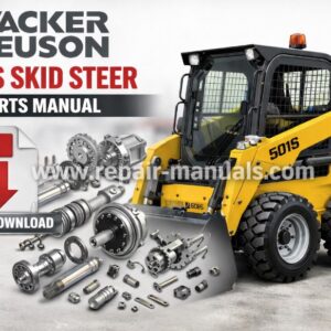 Parts manual for Wacker Neuson 501S Skid Steer, showcasing components and assembly instructions
