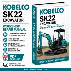 Kobelco SK22 Excavator Workshop Repair Manual PDF Download