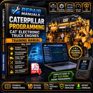 Caterpillar Programming Cat Electronic Truck Engines Training Manual PDF Download ECM Programming Guide