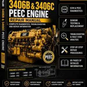 Caterpillar 3406B 3406C PEEC Engine Repair Manual PDF Download