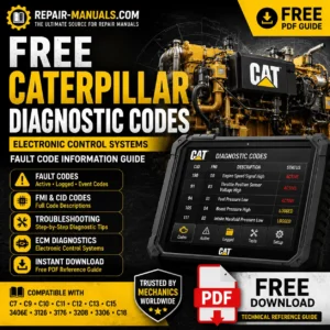 Free Caterpillar Diagnostic Code Information Guide for Electronic Control Systems PDF Download