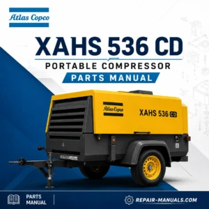 Atlas Copco XAHS 536 CD Portable Compressor Parts Manual PDF