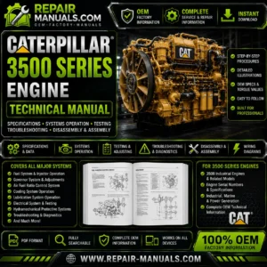 Caterpillar 3500 Series Engine Technical Manual PDF Download