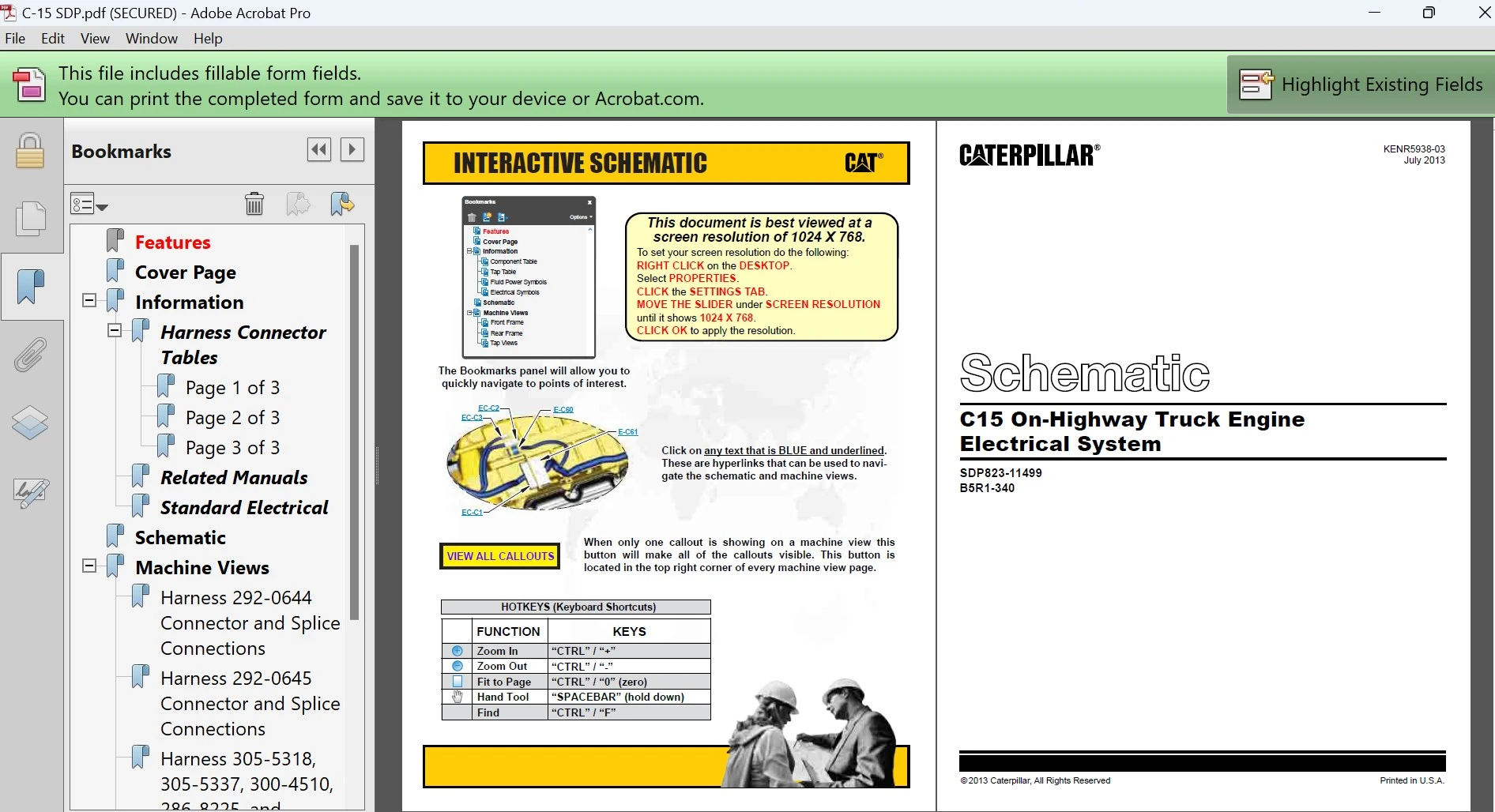 Caterpillar C15 On-Highway Truck Engine Electrical System Manual PDF Download