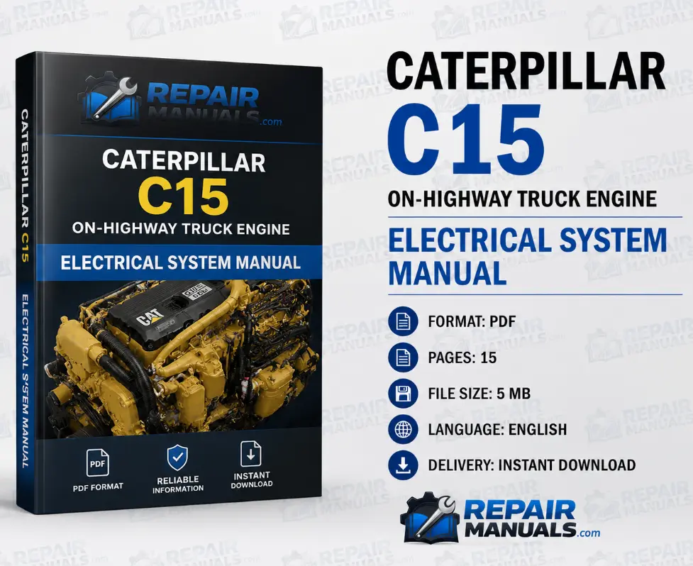 Caterpillar C15 On-Highway Truck Engine Electrical System Manual PDF Download