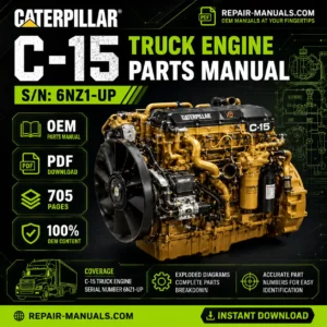 Caterpillar C-15 Truck Engine S/N 6NZ1-UP Parts Manual PDF Download