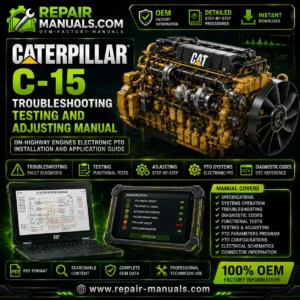 Caterpillar C15 Troubleshooting Testing and Adjusting Manual PDF Download