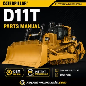 Caterpillar D11T Track-Type Tractor Parts Manual PDF OEM Parts Catalog