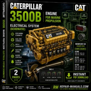 Caterpillar 3500B Marine Propulsion Electrical System Schematic PDF Download