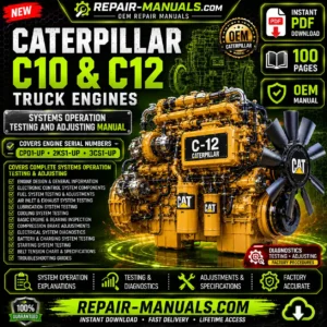 Caterpillar C10 C12 Systems Operation Testing and Adjusting Manual PDF Download
