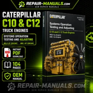 Caterpillar C10 C12 Systems Operation Testing and Adjusting Manual PDF Download