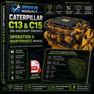 Caterpillar C13 C15 On Highway Engines Operation and Maintenance Manual PDF Download