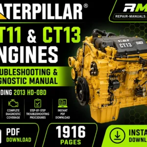 Caterpillar CT11 CT13 Engines Troubleshooting Diagnostic Manual PDF Download