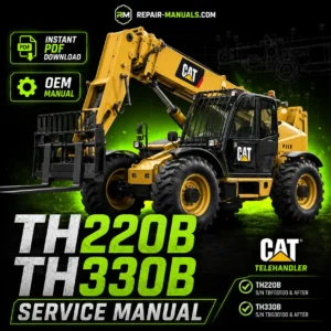 Caterpillar TH220B TH330B Telehandler Service Repair Manual PDF Download