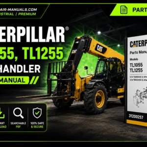 Caterpillar TL1055 TL1255 Telehandler Parts Manual PDF Download