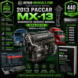 2013 PACCAR MX-13 Diagnostic Service Manual EPA2013 P062A to P1223 PDF Download