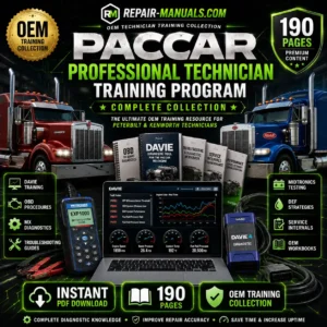 PACCAR Professional Technician Training Program Complete Collection PDF Download
