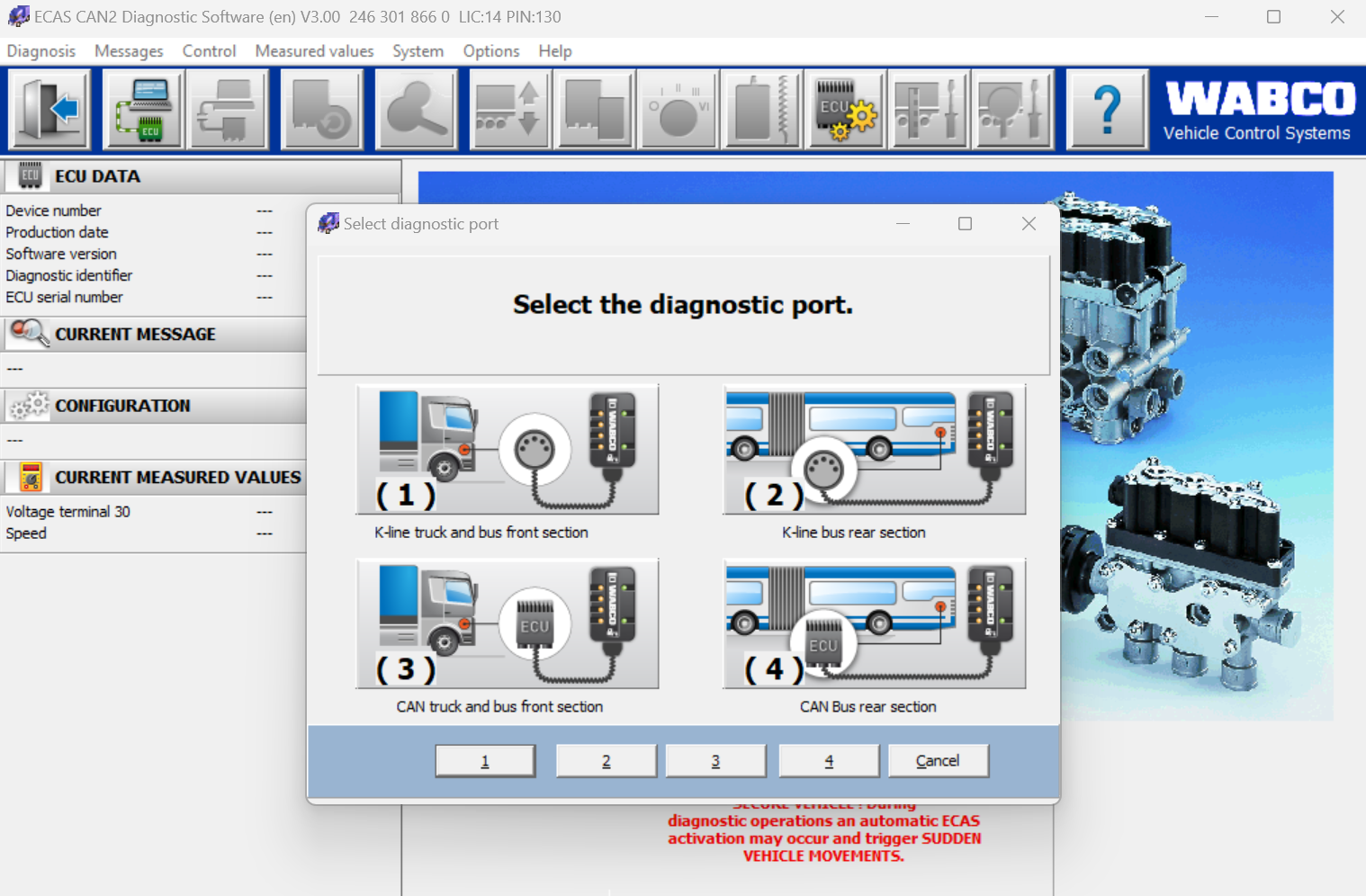 WABCO TOOLBOX Diagnostic Software v14.7 for commercial vehicle diagnostics