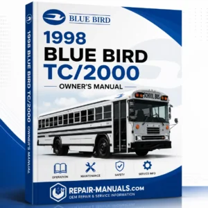 1998 Blue Bird TC/2000 Owner's Manual PDF Download