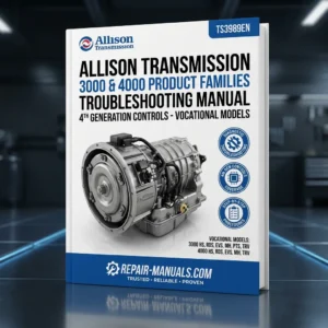 Allison 3000 and 4000 Product Families Troubleshooting Manual PDF 4th Generation Controls