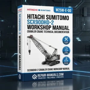 Hitachi Sumitomo SCX900HD-2 Crawler Crane Workshop Service Repair Manual PDF