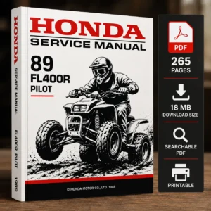 1989 Honda Pilot FL400R Service Repair Manual PDF